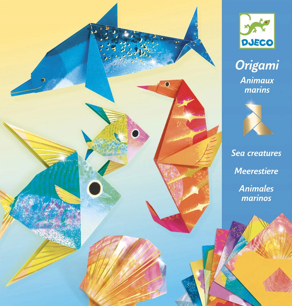 Djeco Origami - Jūros gyvūnai ( DJ08755 )