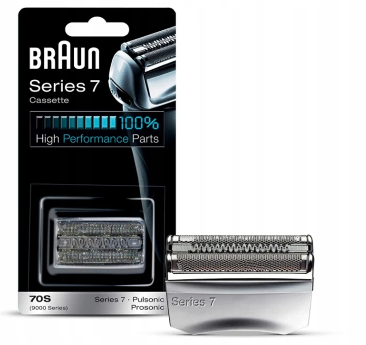 Originali Braun Series 7 70S galvutė Pulsonic folija Prosonic cassette 9000