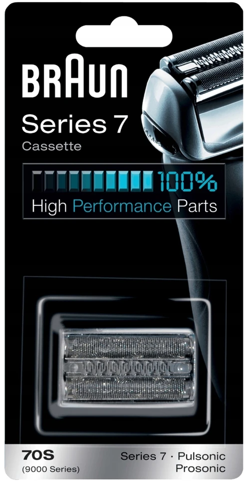 Originali Braun Series 7 70S galvutė Pulsonic folija Prosonic cassette 9000