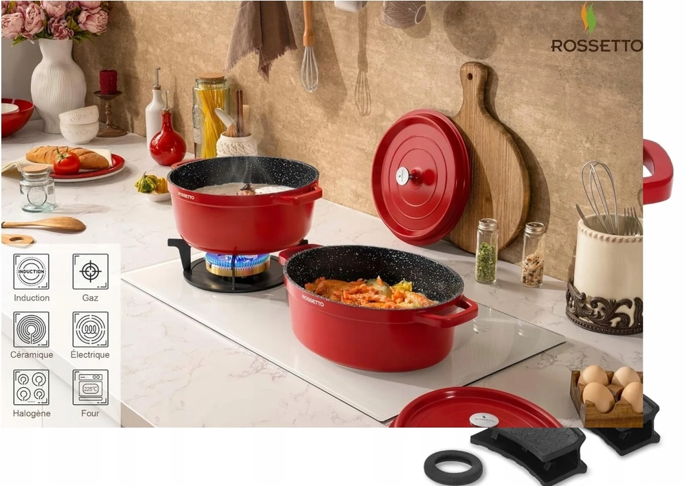 Originalus prancūziškas Cocotte ketaus puodas, kurio talpa 6,3L