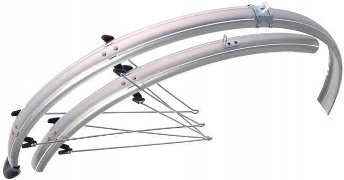 Orion 28" sidabriniai 48mm dviračio purvasaugiai su pilnu tvirtinimu