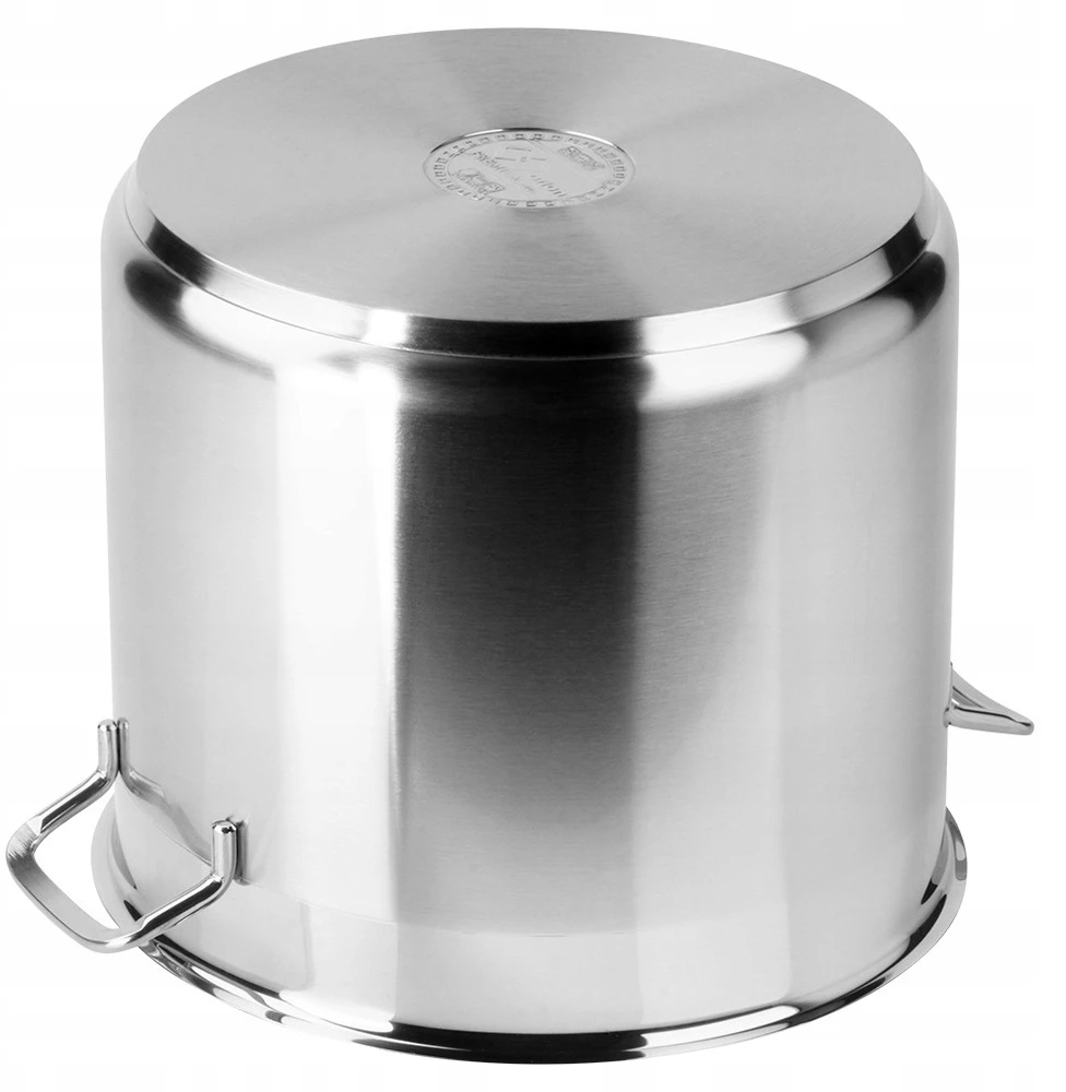 ORION ANETT puodas su dangteliu, nerūdijantis plienas, 28 cm, 14L PREMIUM, didelis