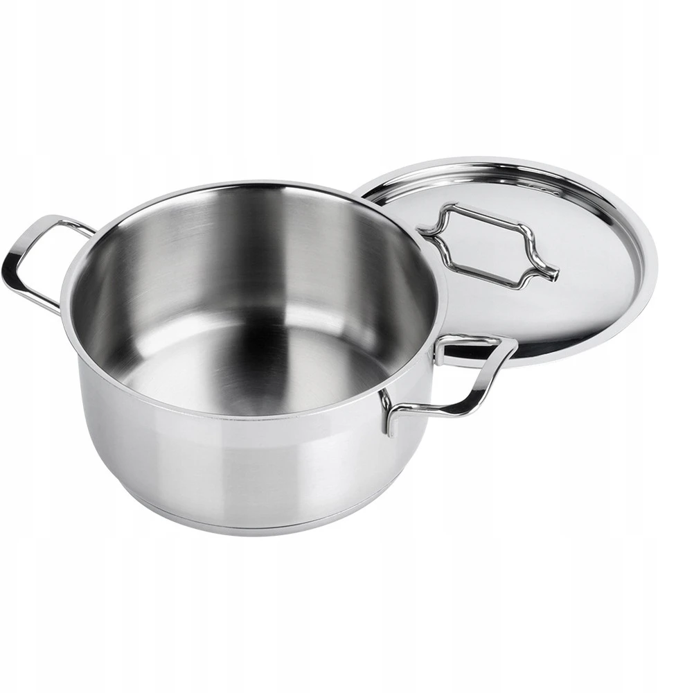 ORION ANETT puodas su dangteliu, nerūdijantis plienas, 20 cm, 3L PREMIUM