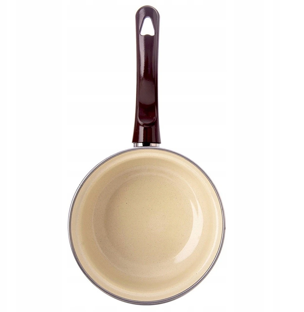 Orion emaliuota puodynė 14 cm, 620 ml, ruda