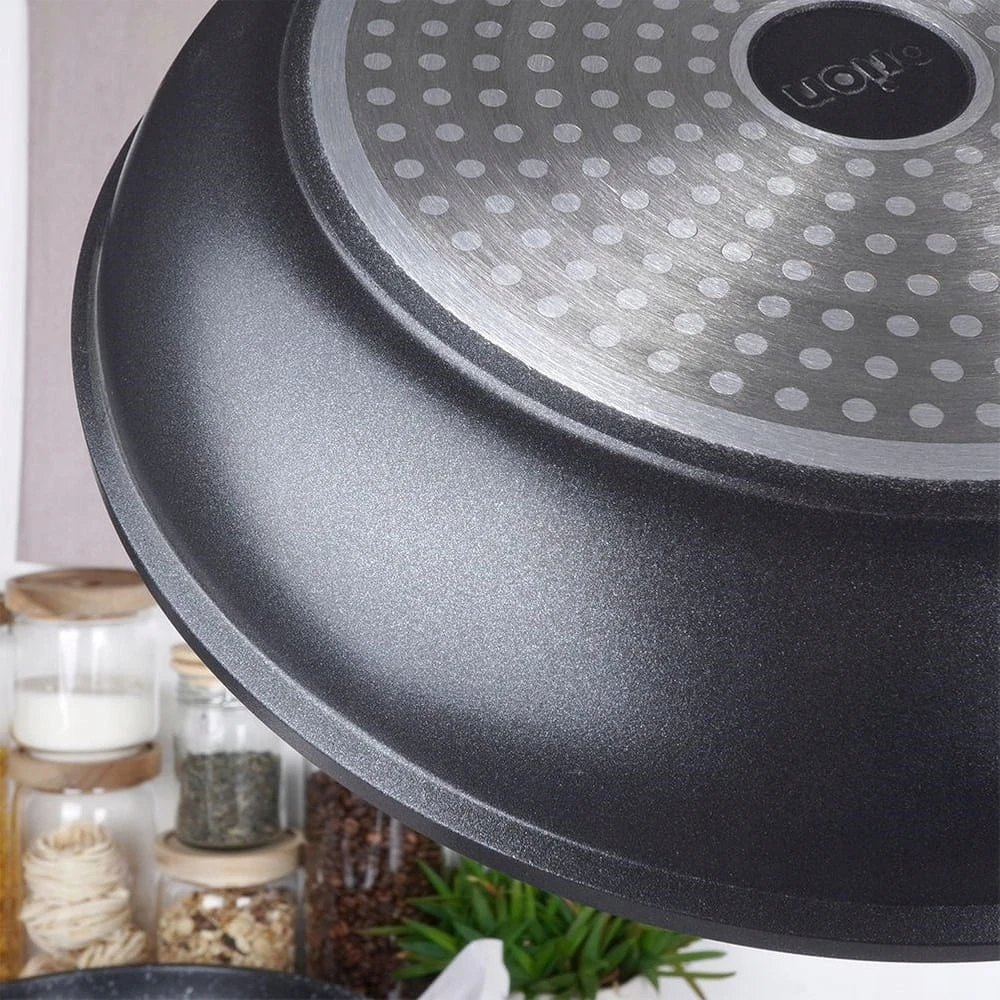 Orion granitinė keptuvė GRANDE 24 cm, neriebiai kepimui