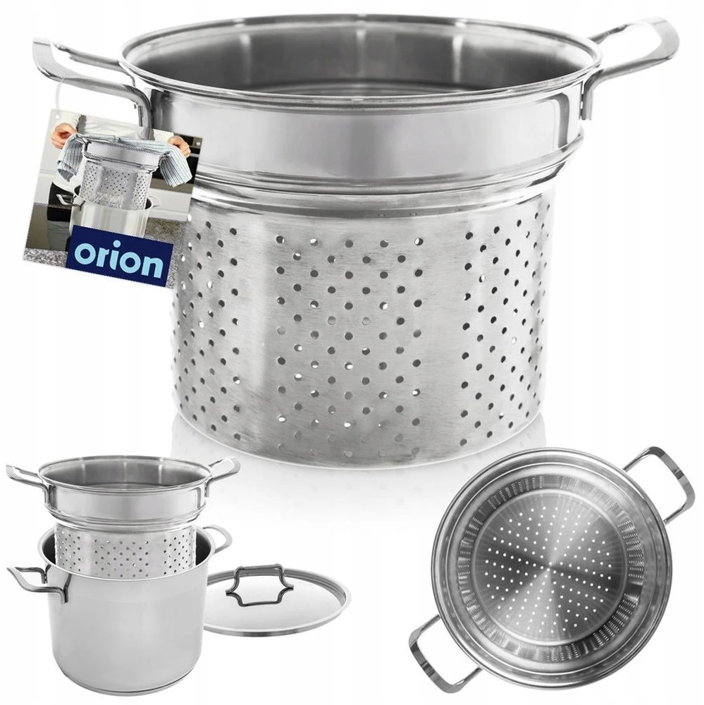 Orion Įdėklas MAkaronams virti Plieninis sietelis COD ANETT 24 CM 8 L