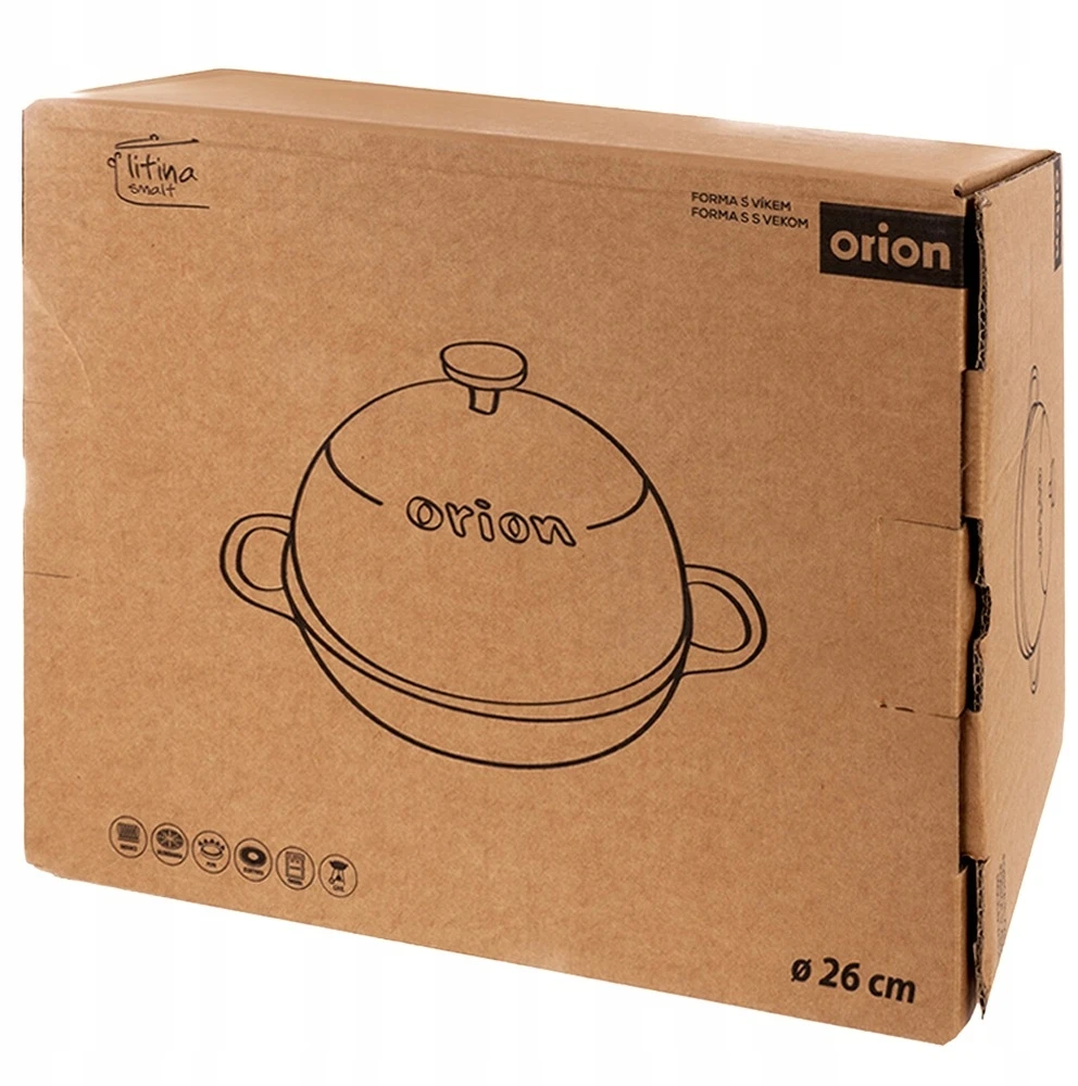 Orion KEPIMO FORMA 34,5X26X5CM 1,6L emaliuota ketaus VIRTUVĖ