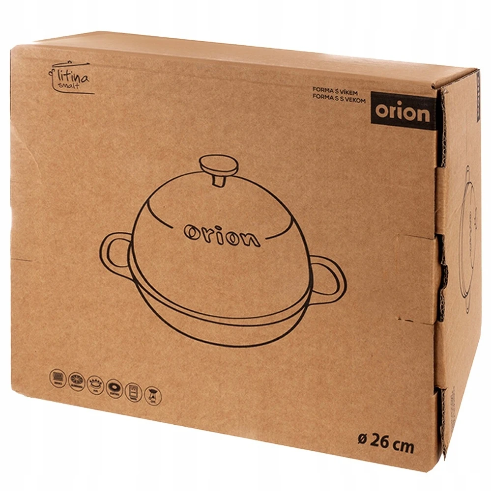 Orion KEPIMO FORMA 34,5X26X5CM 1,6L emaliuota ketaus VIRTUVĖ
