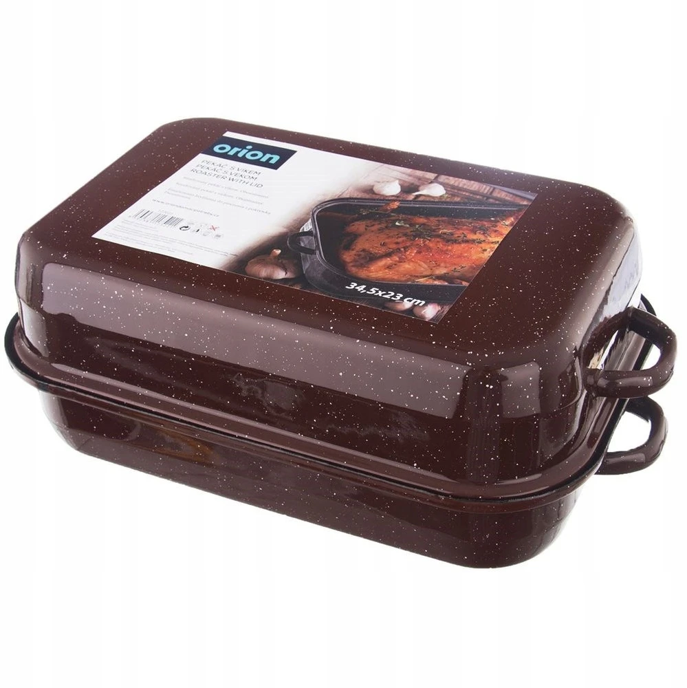 Orion Kepimo skarda 39X23X13.5CM 2.9L RUDAS EMALINIS PLIENAS SU dangteliu