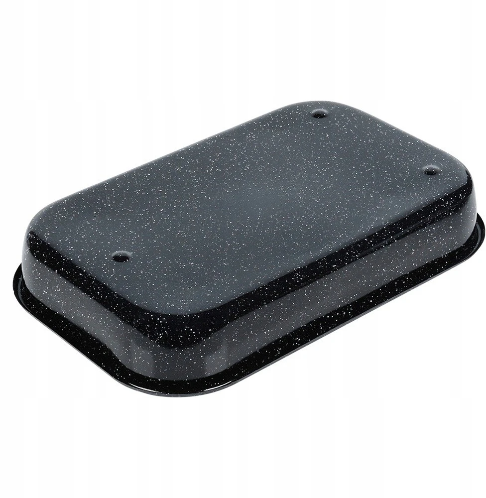 Orion Kepimo skarda 42X27X7CM 6L EMALIUOTA PLIENINĖ JUODOS KEPINĖ