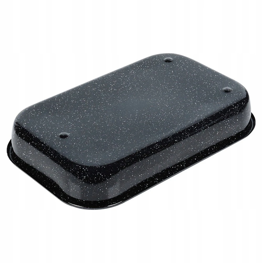 Orion Kepimo skarda 42X27X7CM 6L EMALIUOTA PLIENINĖ JUODOS KEPO KEPINĖ