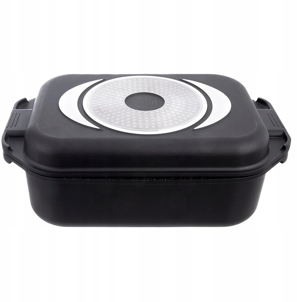 Orion Kepimo skarda 7L 41X26X15CM ALIUMININIS SU GRILINIU KEPU IR STIKLINIU dangteliu