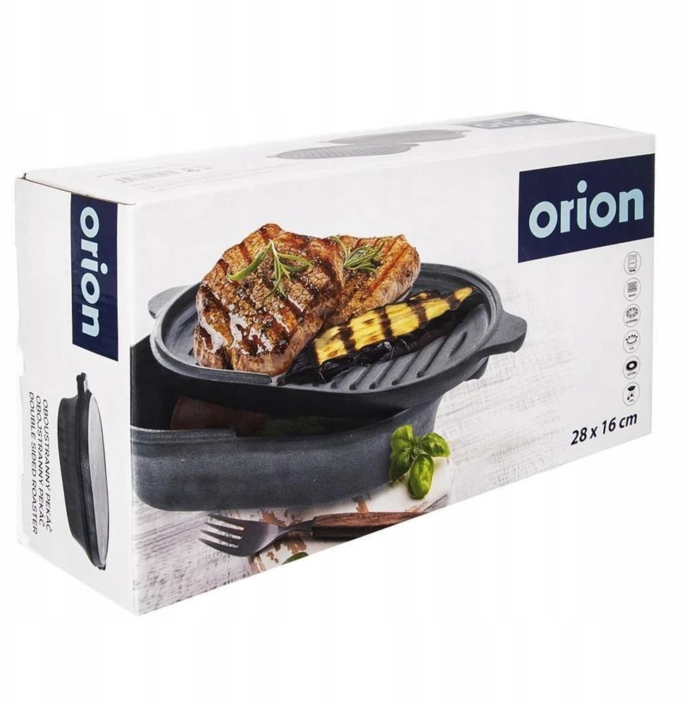 Orion Ketaus kepimo keptuvė, grilio keptuvė