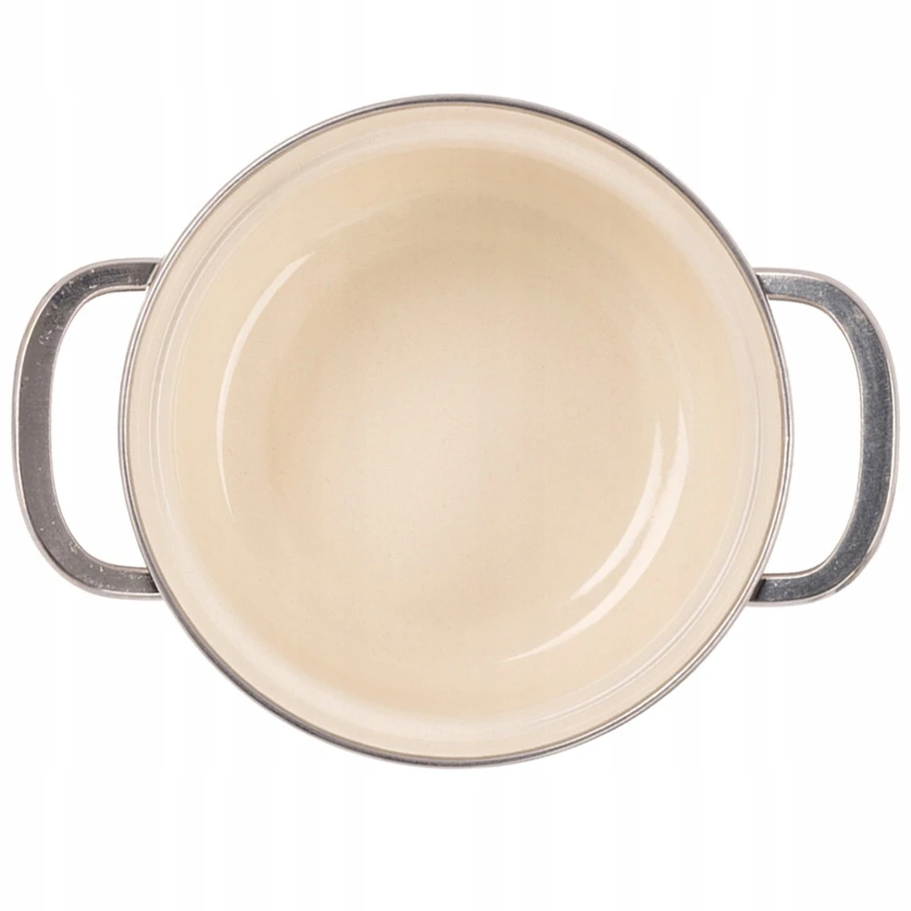 Orion Kreminis emaliuotas puodas MAKI 16 cm, 950 ml