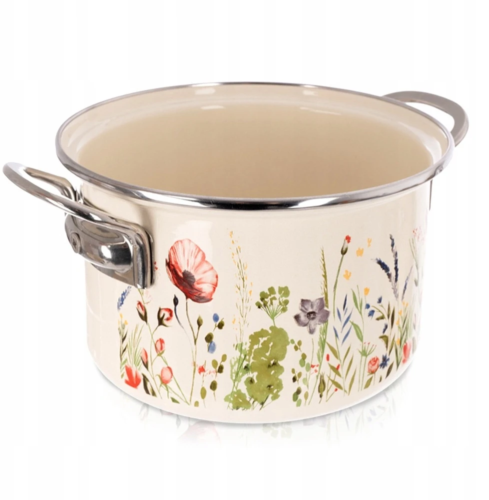 Orion Kreminis emaliuotas puodas MAKI 18 cm, 2 l