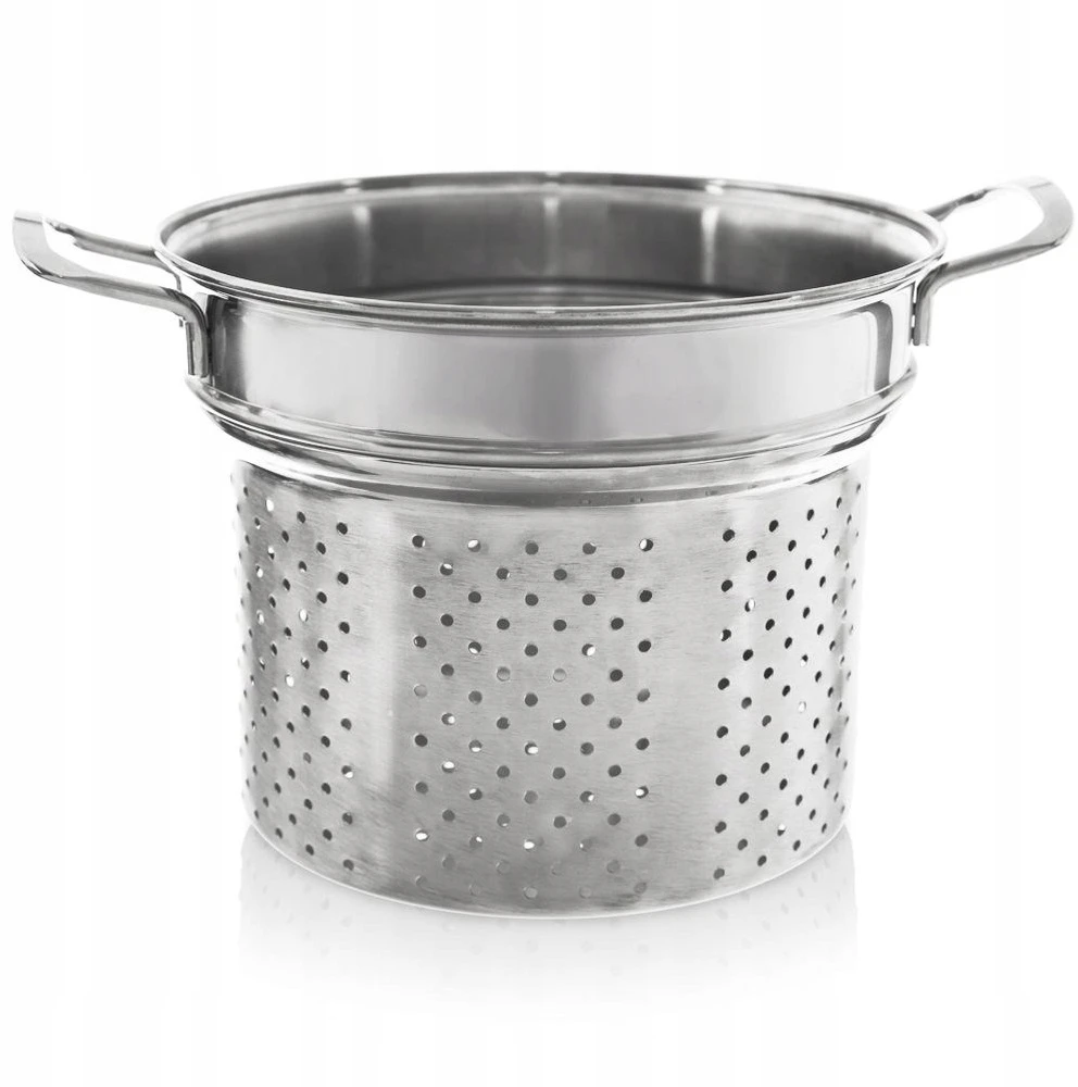 Orion MAkaronų įdėklas 8L 24X24X18CM NERŪDIJAMASIS PLIENAS PUODUI 20CM