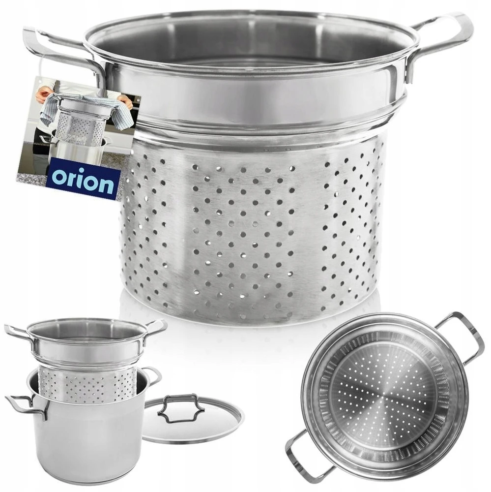Orion MAkaronų virimo įdėklas PLIENINIS PUODAS KIAUŠAS SPAGETI KIAUŠAS