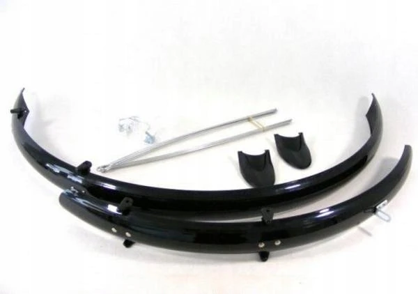 Orion Or-type 28" 41mm dviračio purvasaugiai su purvasaugiais, juodi