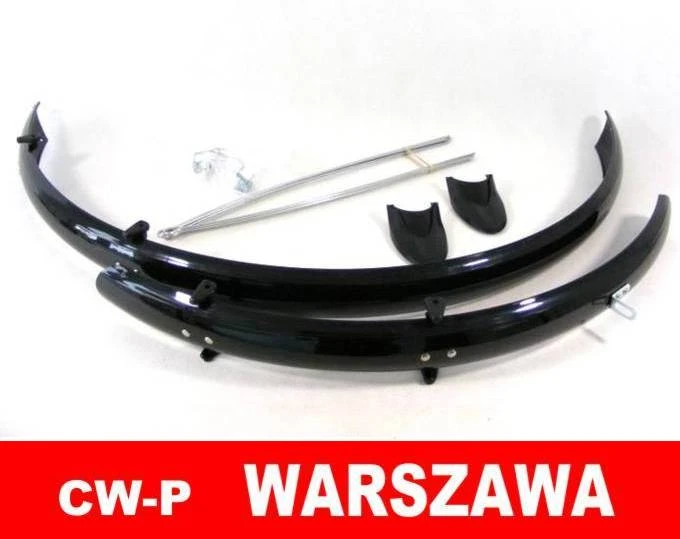 Orion Or-type 28" 41mm dviračio purvasaugiai su purvasaugiais, juodi
