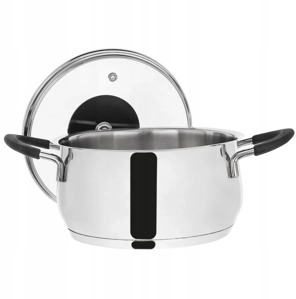 Orion Puodas plienas su stikliniu dangteliu DALIE 16 cm, 1,8 l