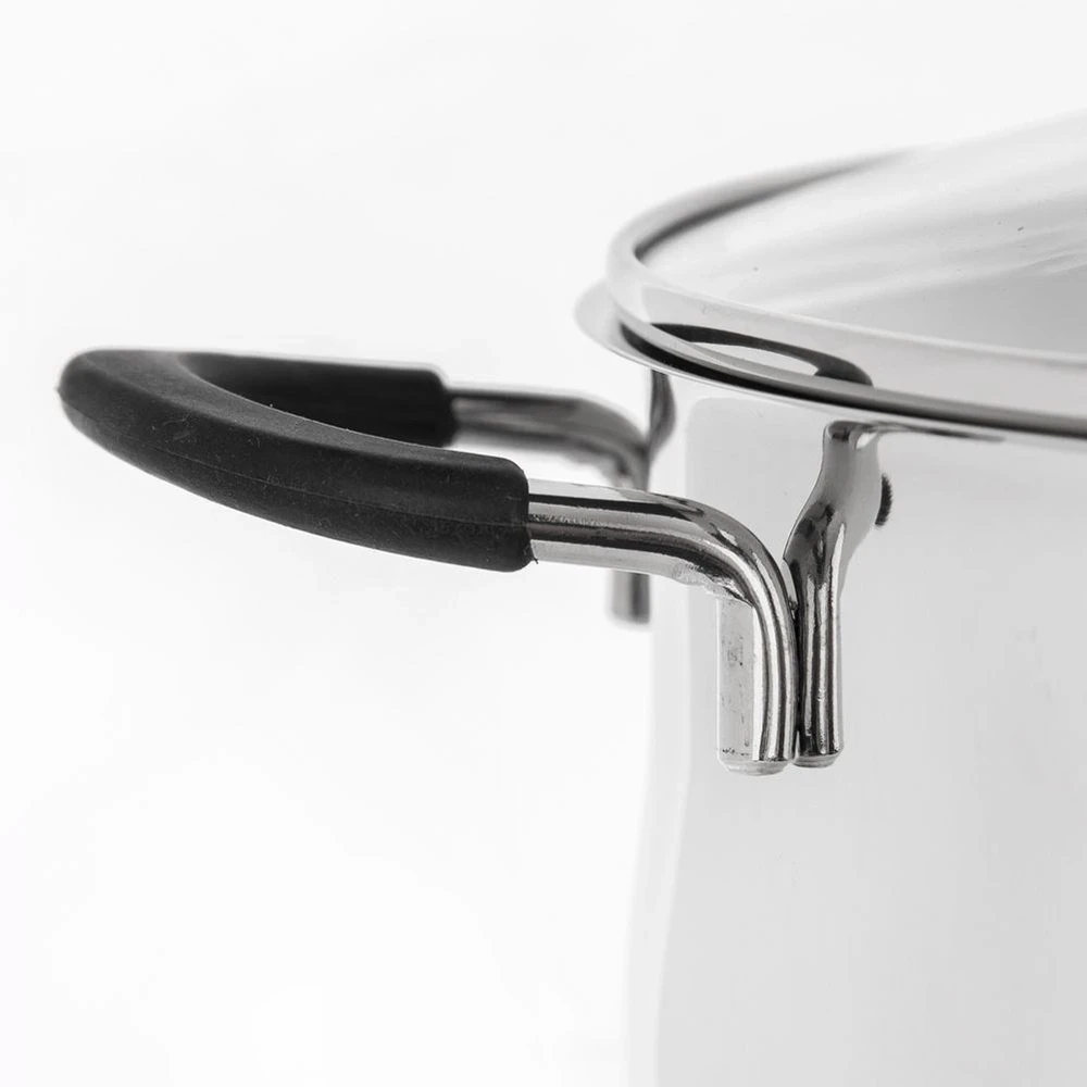 Orion Puodas plienas su stikliniu dangteliu DALIE 16 cm, 1,8 l