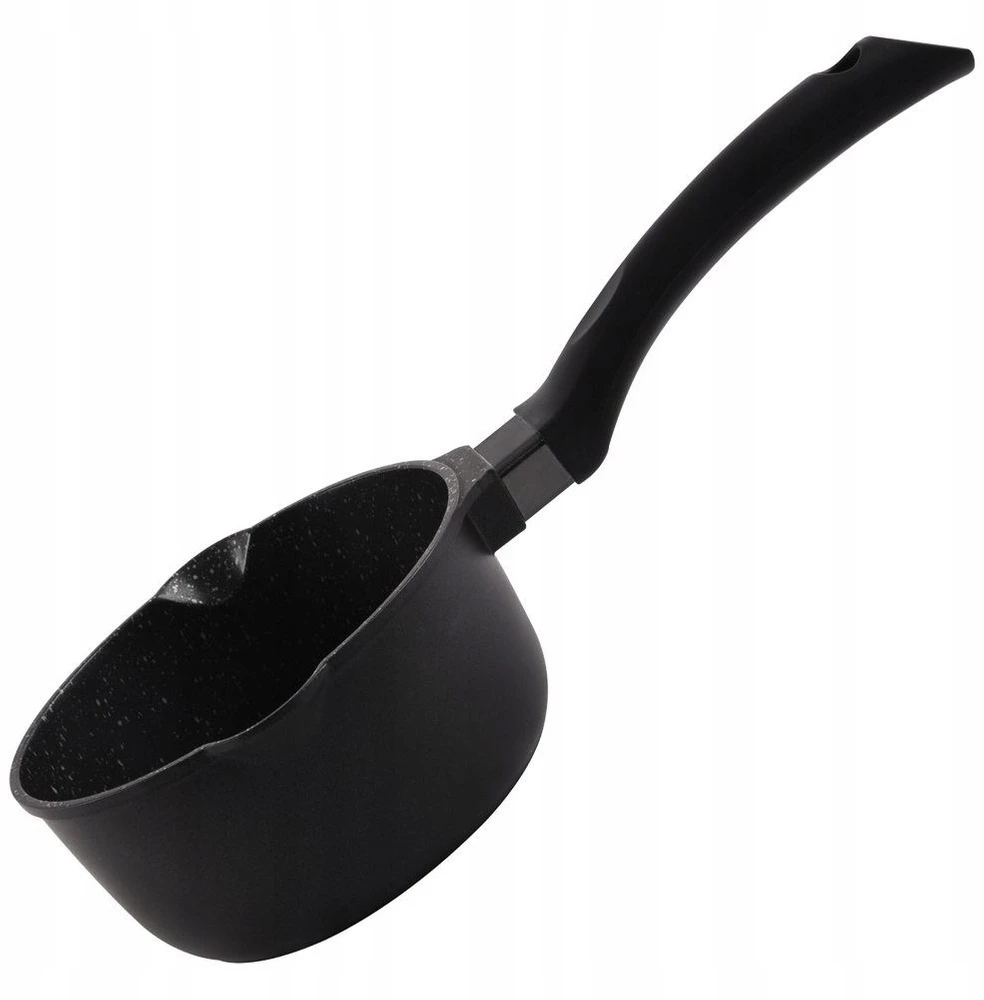 Orion Puodas 16 cm 1,3 l ALIUMINIO GRANITINIS Juodas INDUKCINIAM NELIPAMUMU