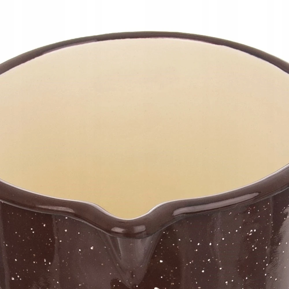 Orion Emaliuotas puodas 1,2 l 12 cm rudas