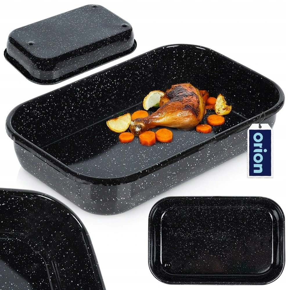 Orion Kepimo skarda emaliuota stačiakampė 3,4 l, 34 × 22 × 6,5 cm