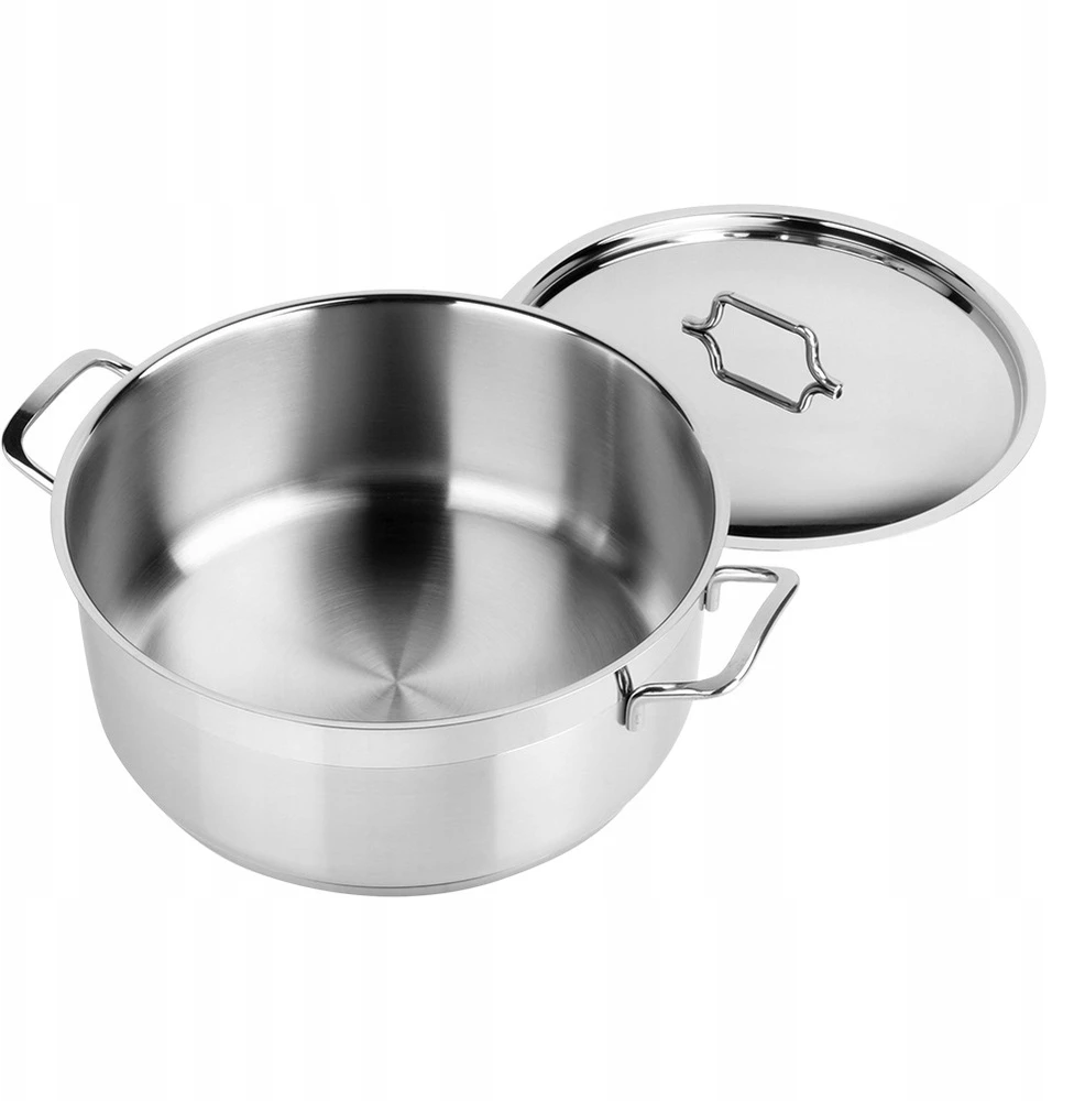Orion_Group ORION ANETT puodas su dangteliu, nerūdijantis plienas, 28 cm, 7L PREMIUM, didelis