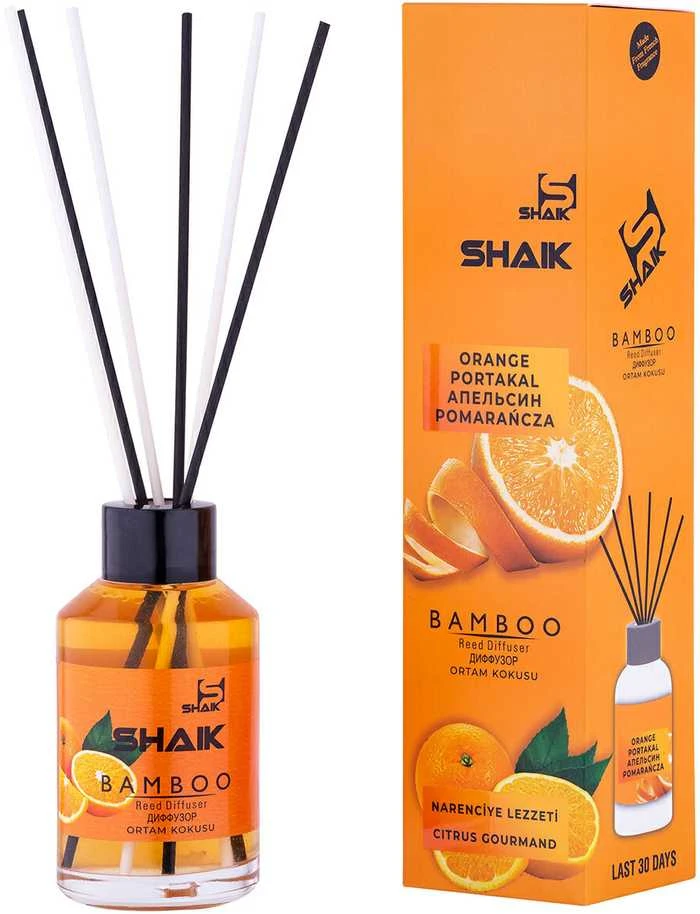 Namų kvapas su lazdelėmis SHAIK APELSINAS 115 ml.