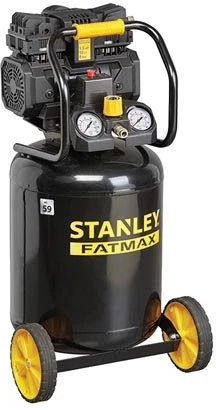 Oro kompresorius STANLEY Fatmax Siltek TB 24, 1100 W, 8 bar, 160 l/min, 24 l, 59 dB(A), su ratukais