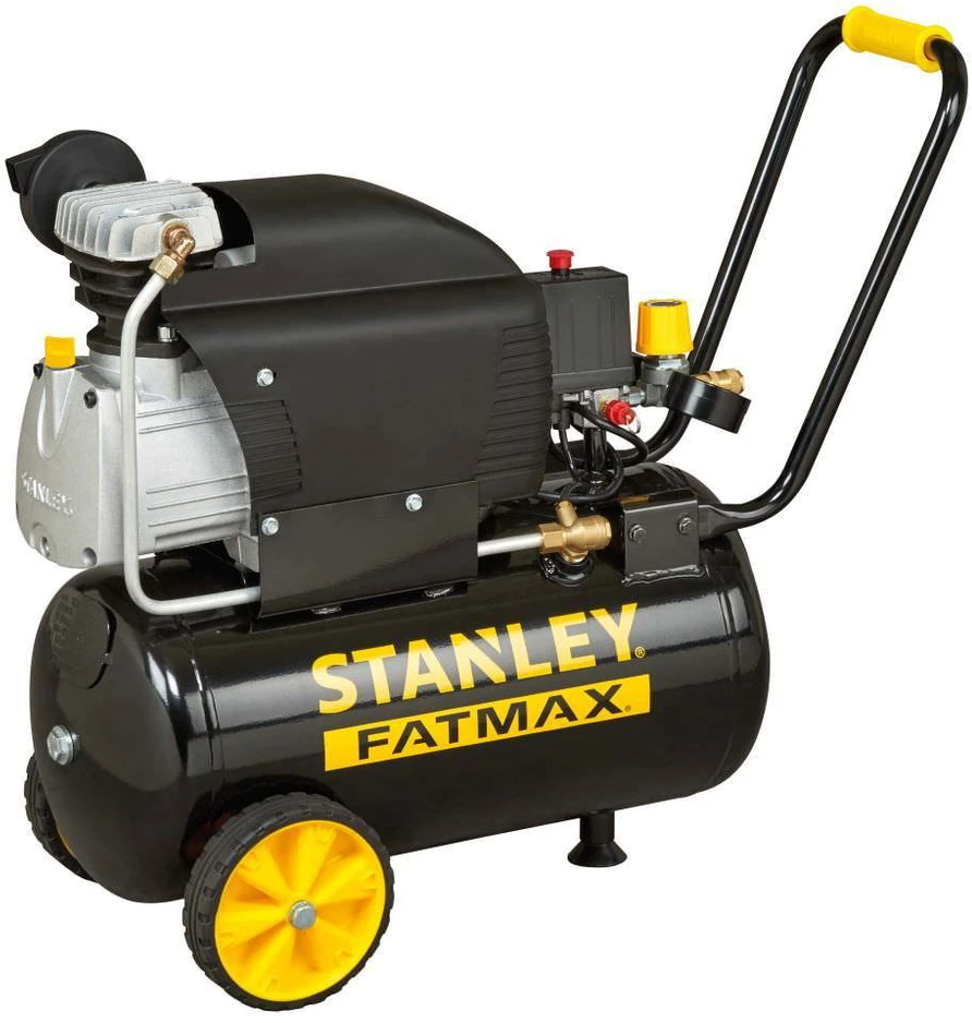 Oro kompresorius STANLEY Fatmax Siltek TB 24, 1100 W, 8 bar, 160 l/min, 24 l, 59 dB(A), su ratukais
