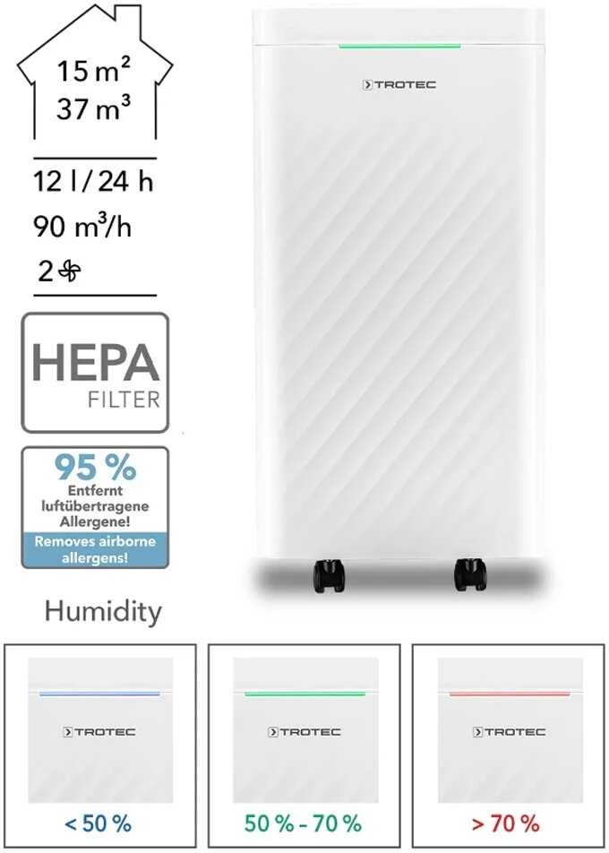 Trotec TTK 27 HEPA oro sausintuvas