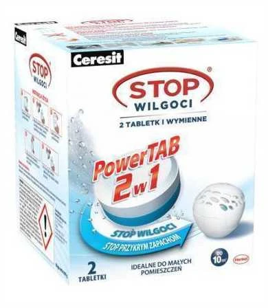 Sausintuvas Ceresit Drėgmės ir nemalonių kvapų rinktuvo Pearl tabletės, 2x 300g