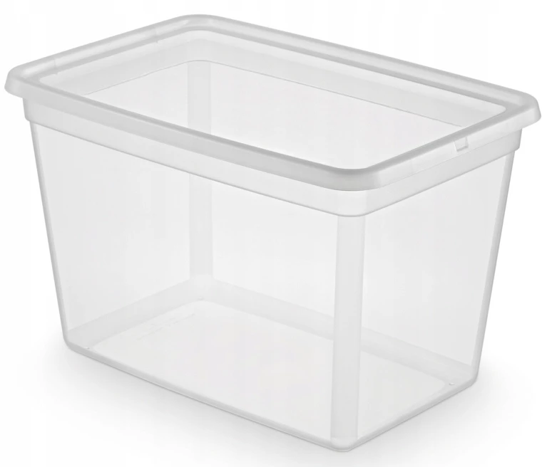 Orplast Pojemnik na zabawki 60 L plastikowy su pokrywą click szczelną