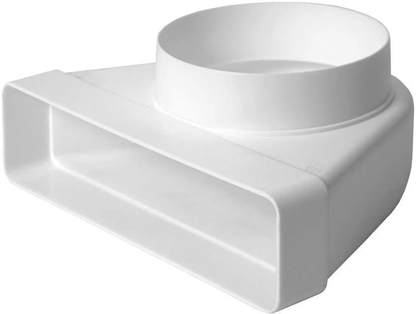 Ventiliacijos alkūnė EUROPLAST KLD25 220 x 55mm D100 90°