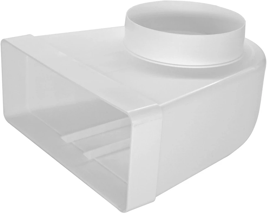 Ventiliacijos alkūnė EUROPLAST KLD25 220 x 55mm D100 90°