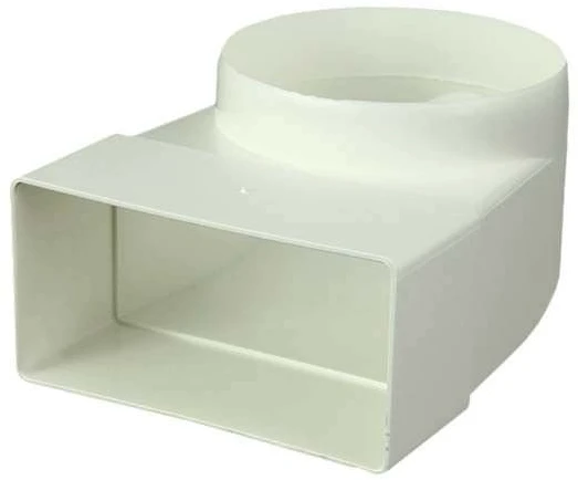 Ventiliacijos alkūnė EUROPLAST KLD25 220 x 55mm D100 90°