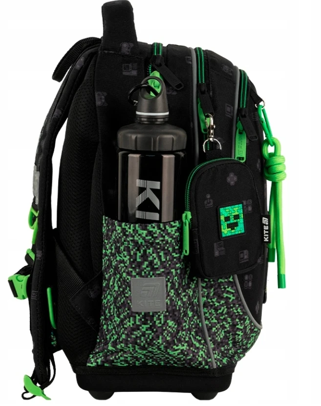 Ortopedinė mokyklinė kuprinė Kite Pixel berniukui, 15 l