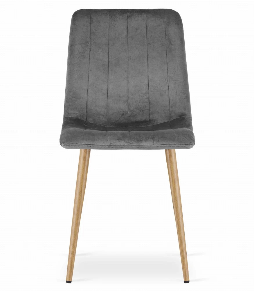 Oskar Kėdė LAVA, tamsiai pilka, 86 × 45 × 55 cm, 3 vnt.