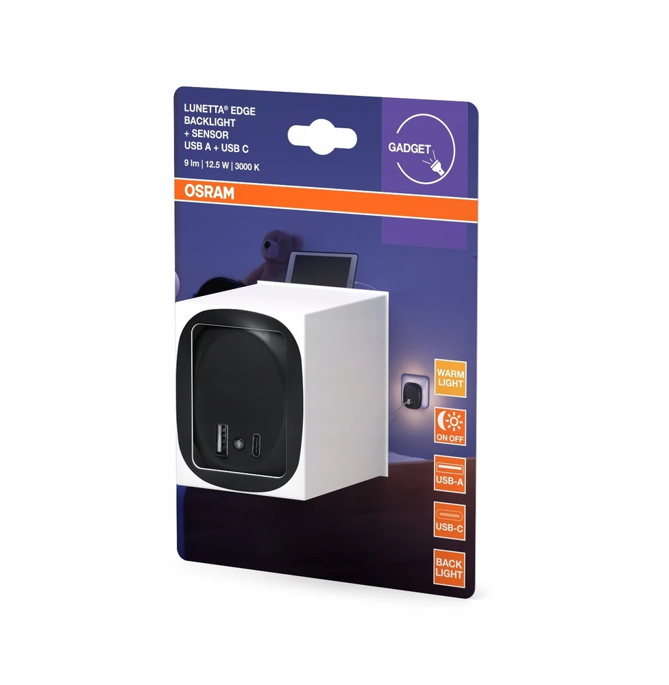 Osram LUNETTA EDGE SEN BL 830 USB A