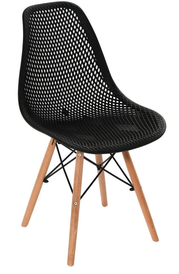 Ote Skandinaviška kėdė, moderni ergonomiška valgomojo kėdė, Loft svetainė