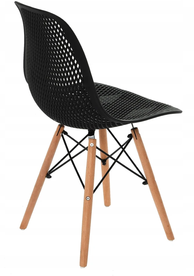 Ote Skandinaviška kėdė, moderni ergonomiška valgomojo kėdė, Loft svetainė