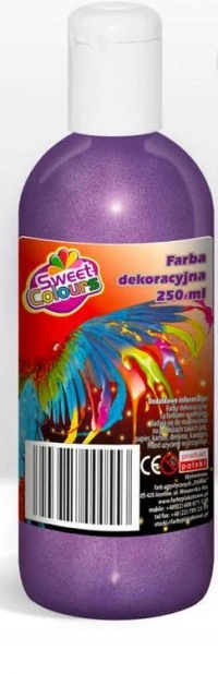 Otocki Dekoratyviniai blizgučiai dažai violetiniai 250ml