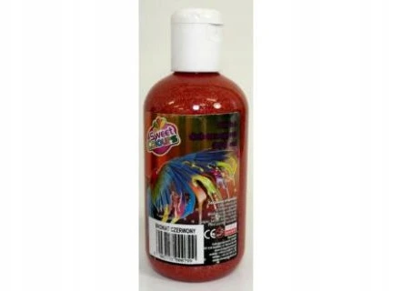 Otocki Dekoratyviniai blizgučiai raudoni 250ml