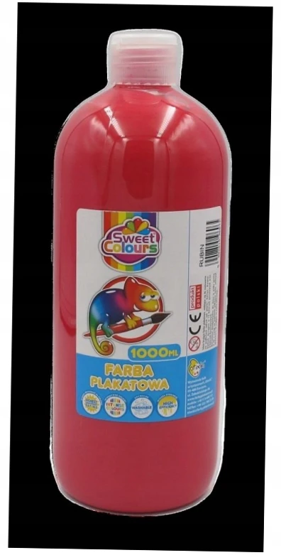 Strigo Otocki Rubino spalvos plakatų dažai 1000ml