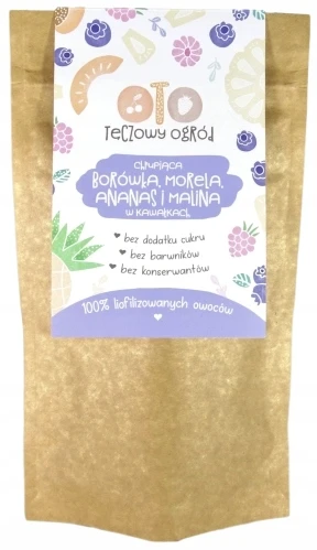Otolandia OTO liofilizuotų vaisių mišinys - avietės / mėlynės / abrikosai / ananasai