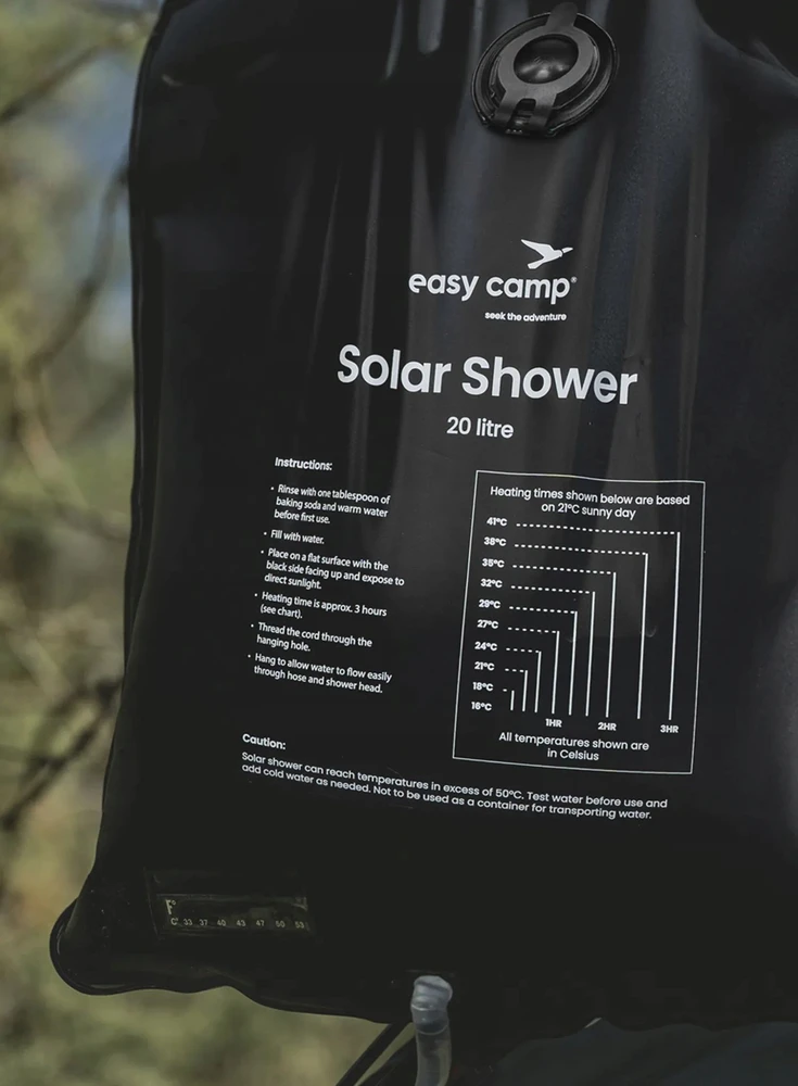Outwell Turistinis dušas Easy Camp Solar Shower, 20L