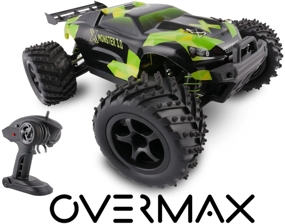 Overmax Car SPRING RC 4x4 100m 30km/h NUOTOLINIO PULTO VALDOMAS X-Monster