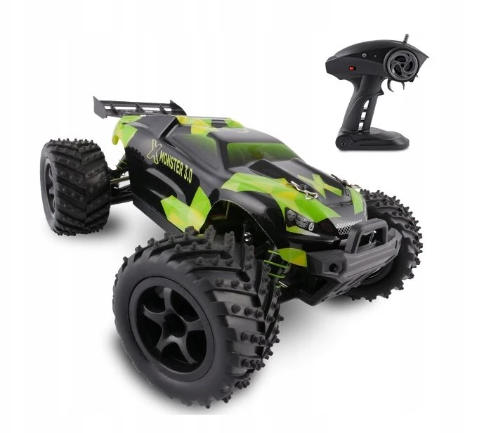 Overmax Car SPRING RC 4x4 100m 30km/h NUOTOLINIO PULTO VALDOMAS X-Monster